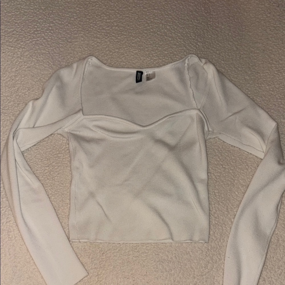 H&M Cream Knit Top